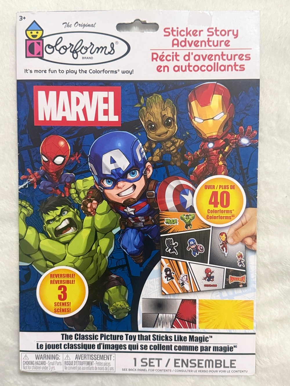 Colorforms Marvel Sticker Story Set  NWT